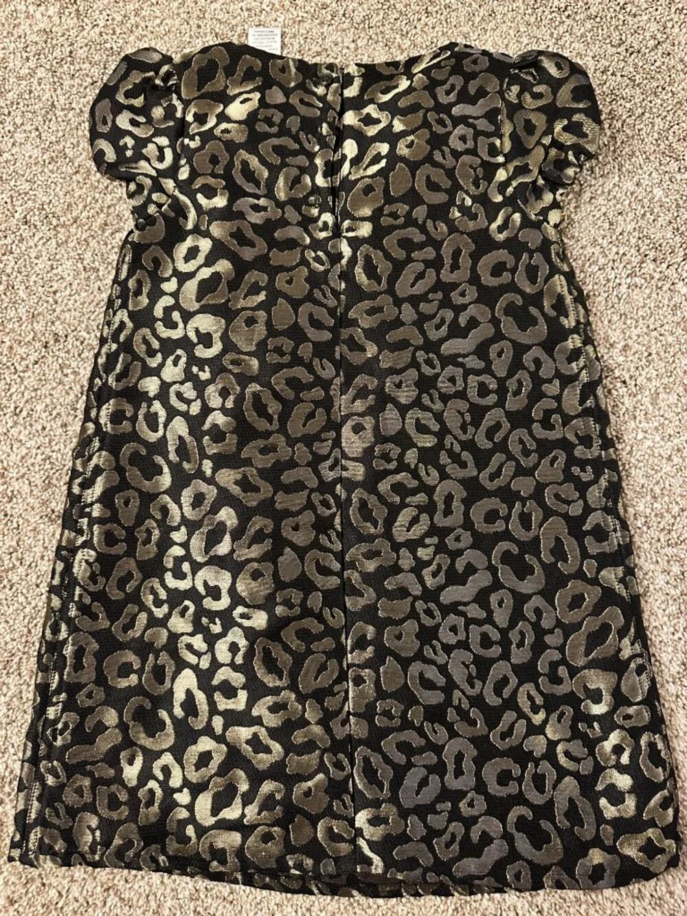 GYMBOREE GIRLS PARTY DRESS special occasion 5T CHEETAH PRINT TAPESTRY super cute